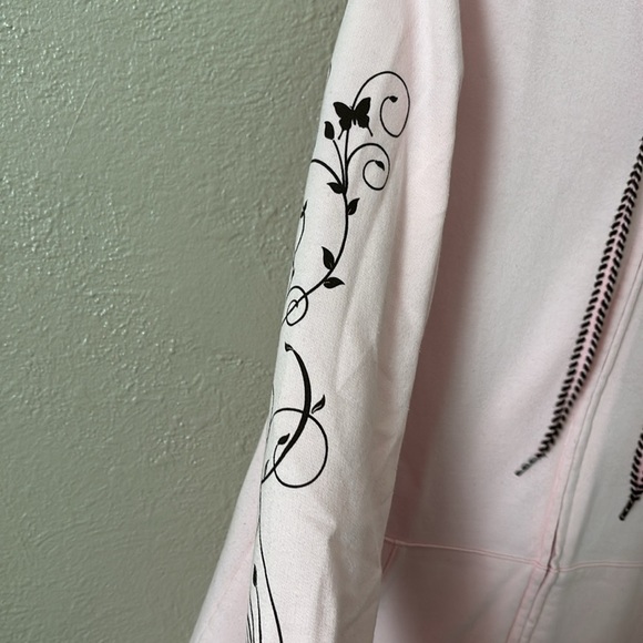 CATO Women’s Pink Full Zip Hoodie Sweatshirt, Large - Picture 3 of 6
